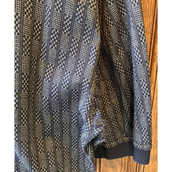 PING Golf Knit Polo Shirt Mens L Windowpane Check 100% Mercerized Combed Cotton - Picture 4 of 10